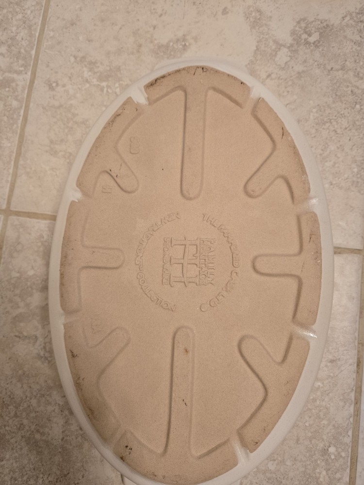 Pampered Chef Oval Ceramic Oven Safe Baking Dish White