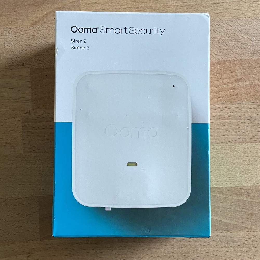 Ooma Smart Security Siren 2 - Works with Smart Home Security - New