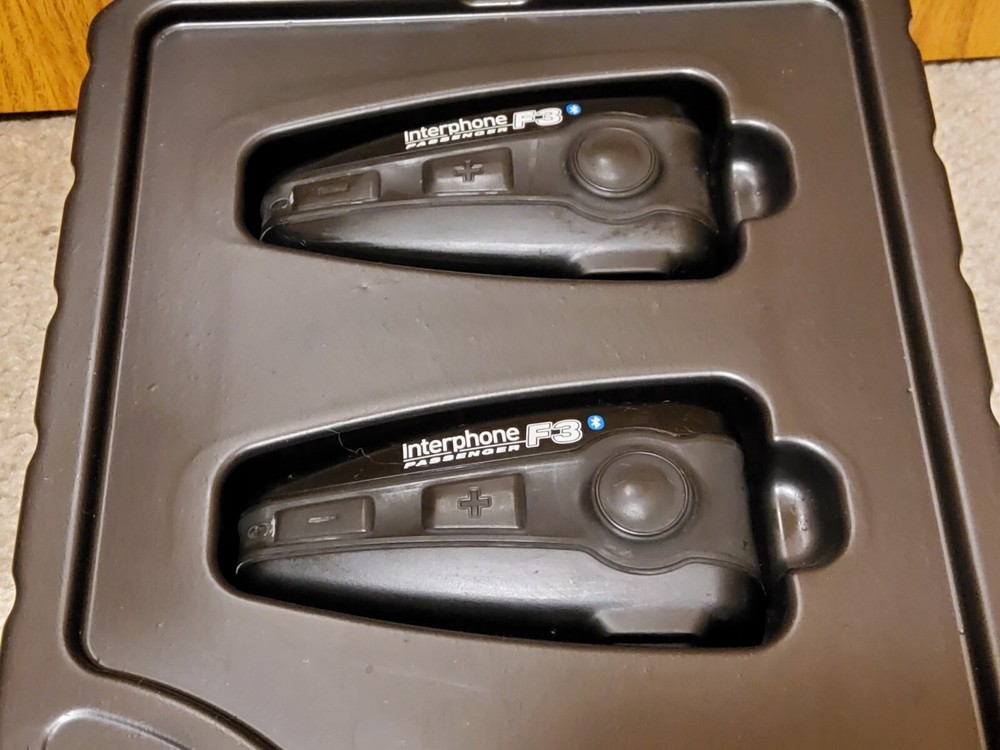 Interphone F3 Passenger Intercom Bluetooth Phone Connect Pilot Passenger System