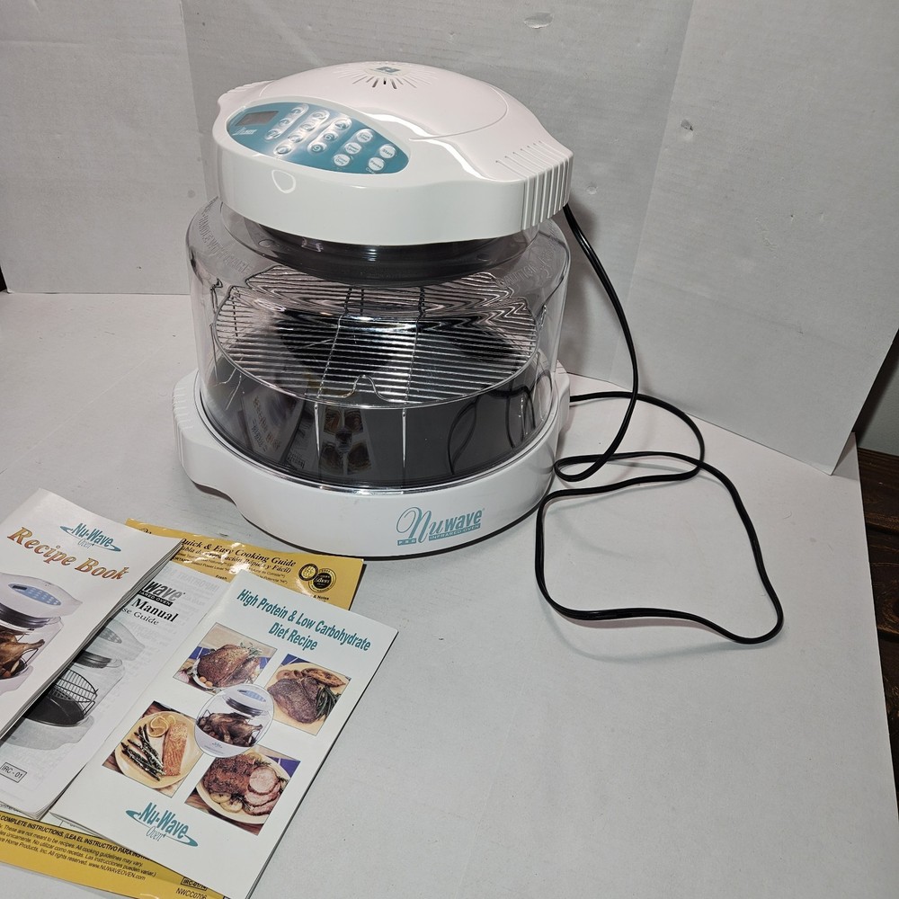 NuWave Pro Infrared Oven Model 20301 White & Blue Working
