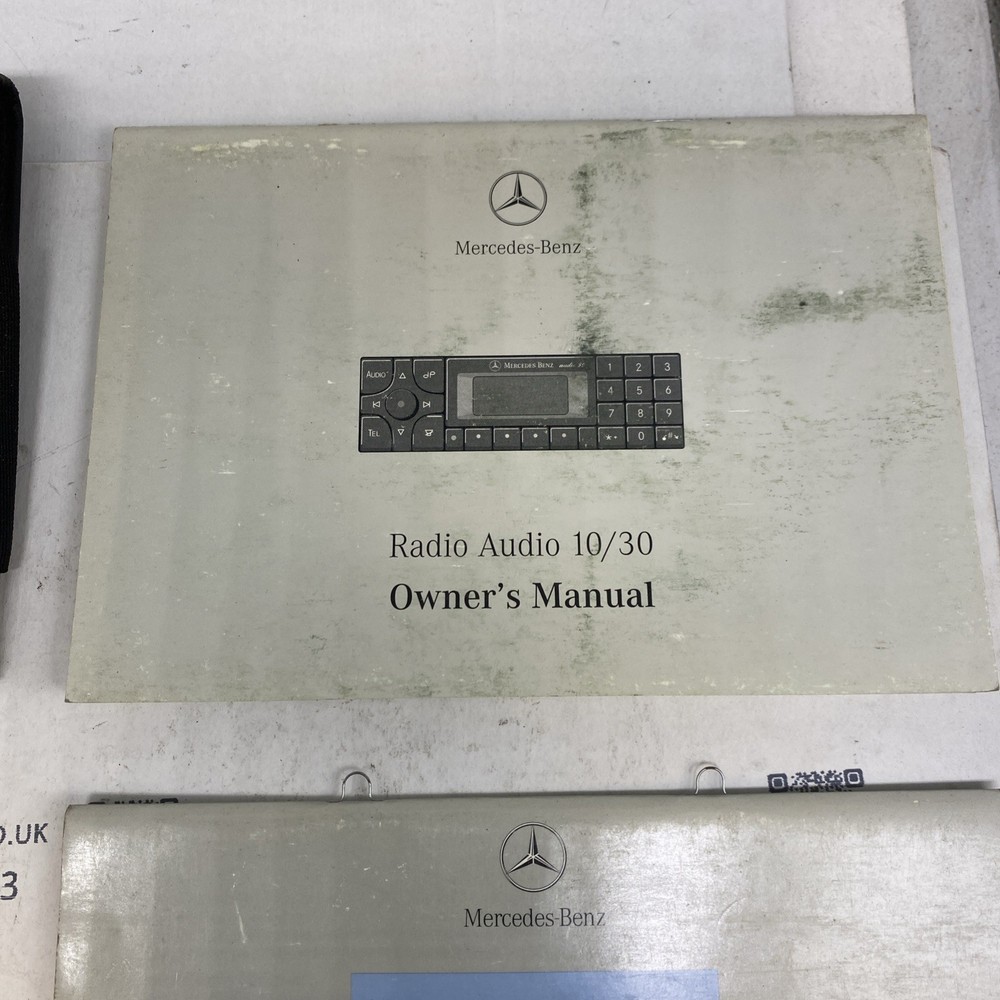 MERCEDES E CLASS OWNERS MANUAL BOOK PACK