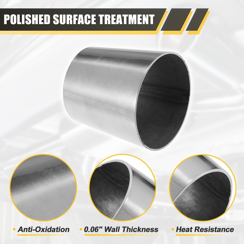 Universal Pack (1) Mandrel Exhaust Bend Elbow Pipe Concentric Reducer 2to 2.5"OD