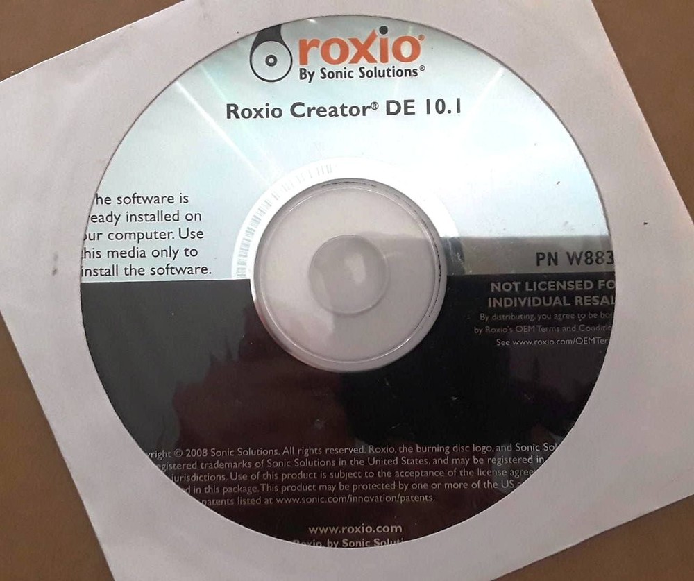 Roxio Creator DE 10.1 Full Version w/ License