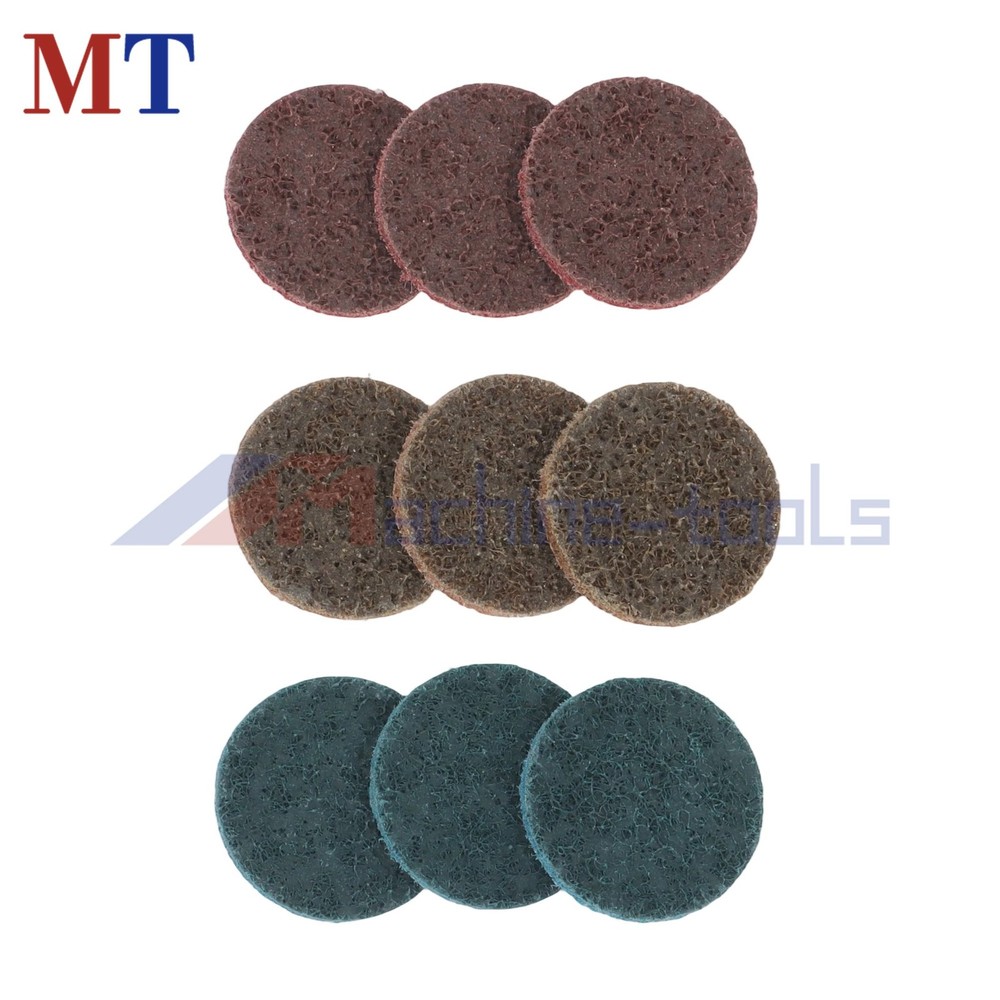 2" Surface Conditioning Sanding Discs Quick Change Fine Medium Coarse - 150 Pack