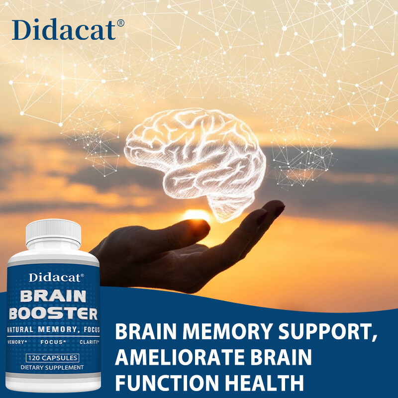 Brain Booster, Supports Brain Health,Cognitive Function,Memory & Focus