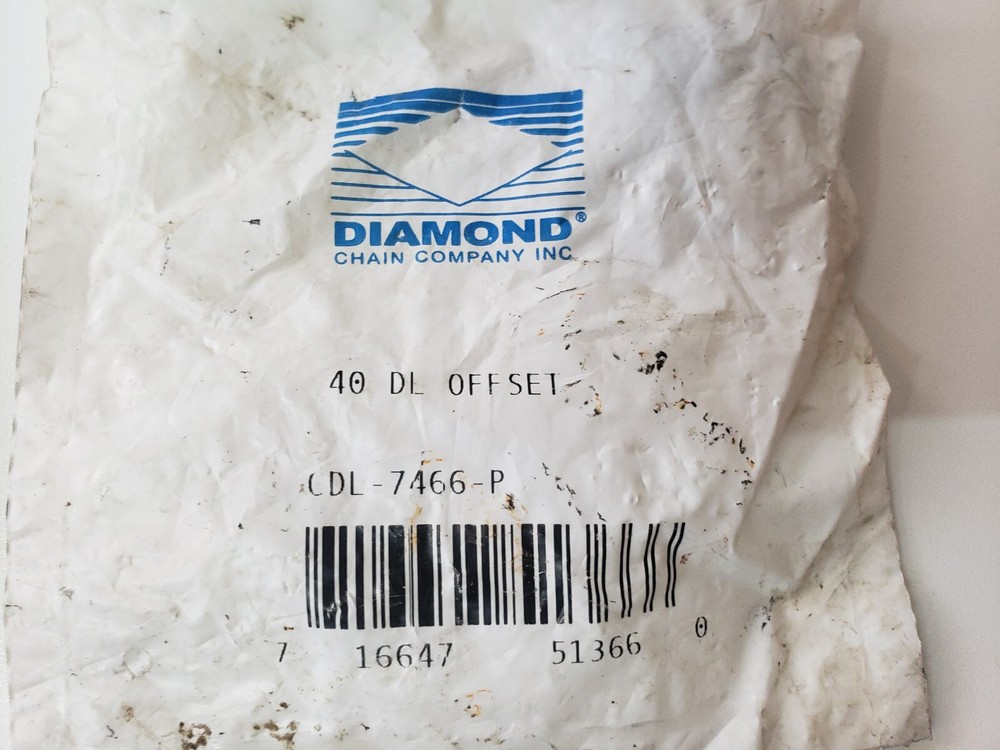 Diamond 40 DL Offset Roller Chain Offset Link CDL-7466-P