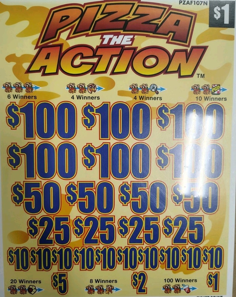 Pizza The Action 1620-5W Single game, pull tabs