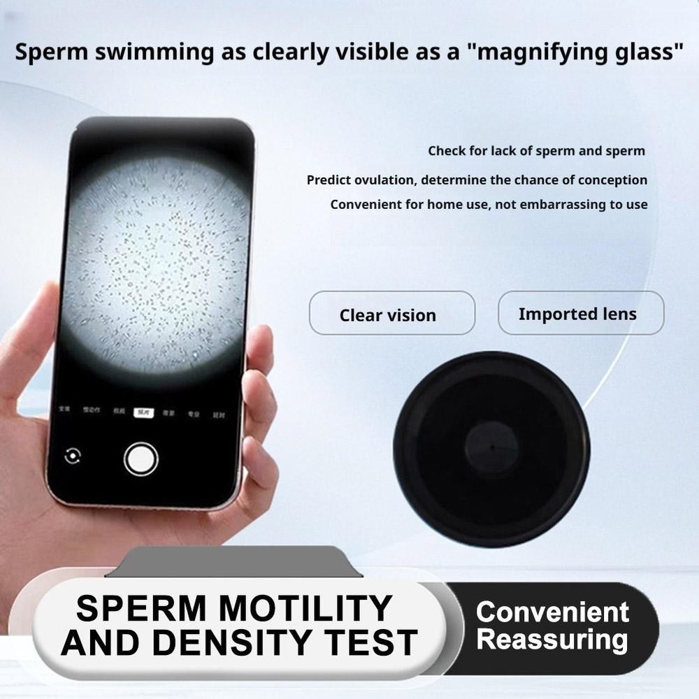 ·Mobile Phone Microscope Magnifying Glass Sperm Activity Detection J8X5