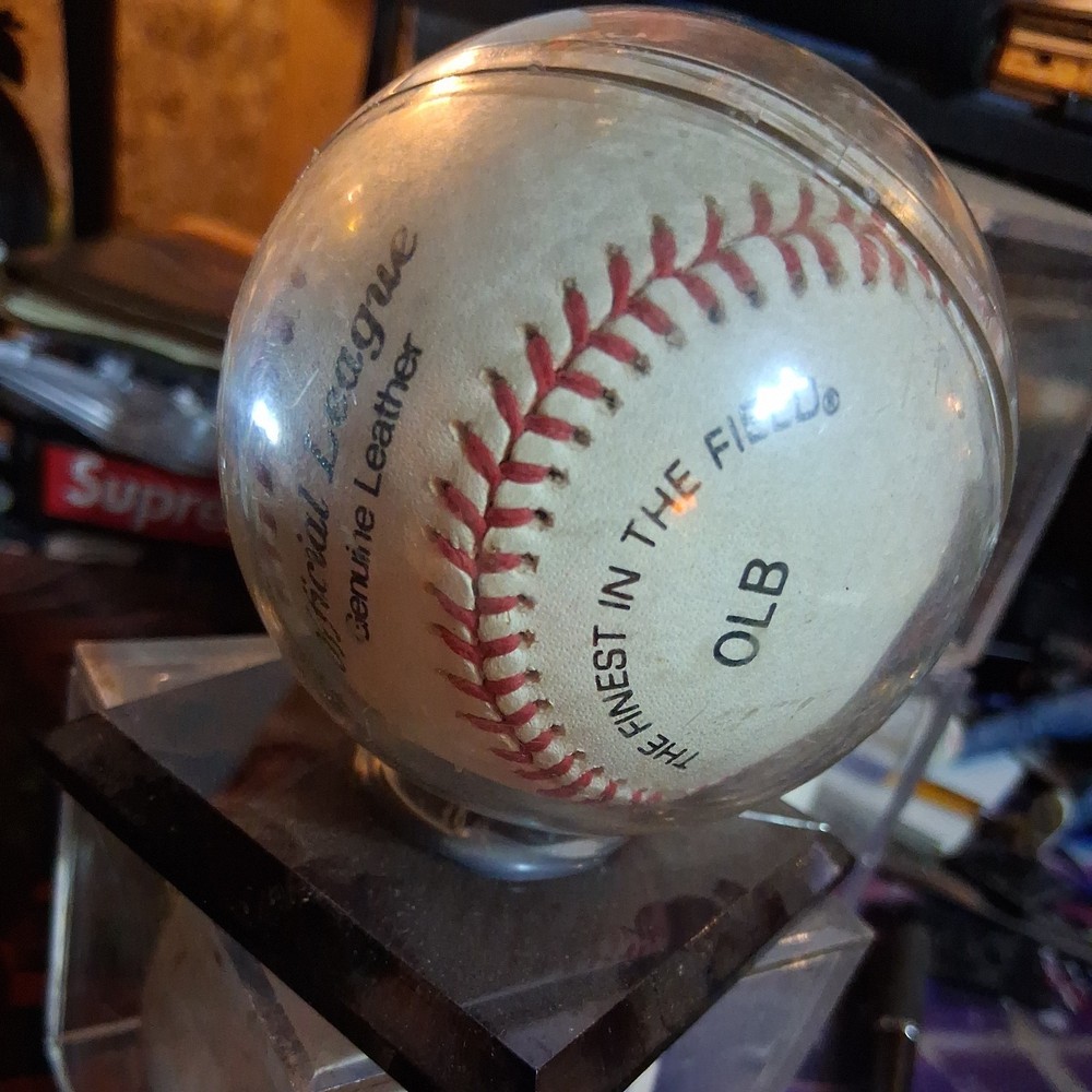 Eddie Mathews signed ONL Feeney baseball
