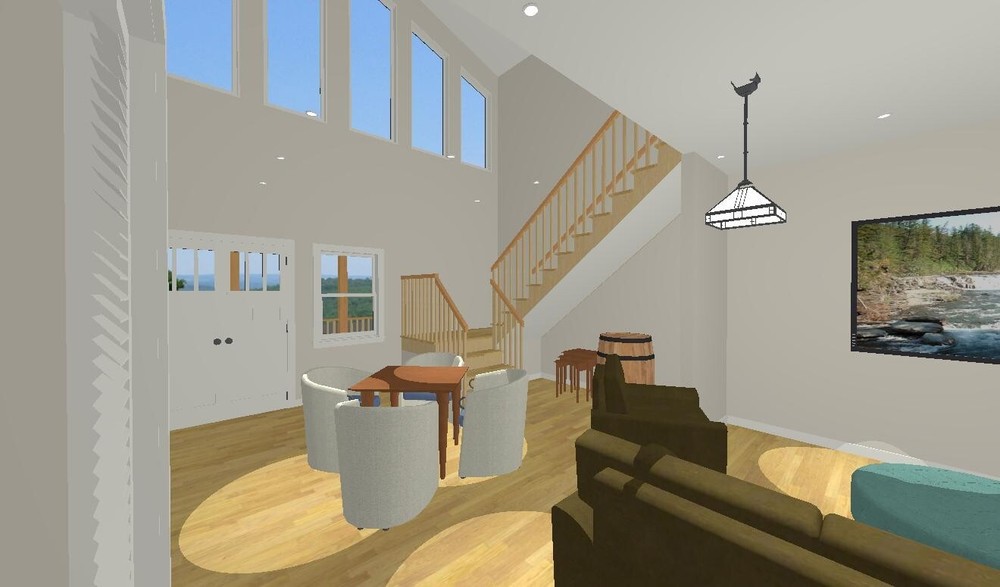 Tiny House Blueprints drawing two floor 778 SQFT