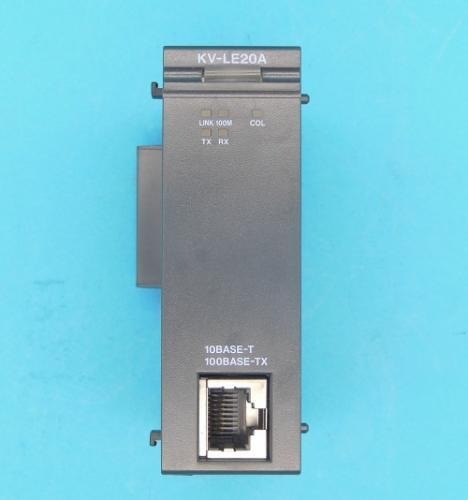 KEYENCE KV-LE20A Ethernet Unit PLC Module USED