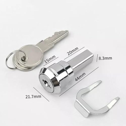 Universal Toolbox Lock, Cabinet Drawer Lock, 180° Rotation Unlocking