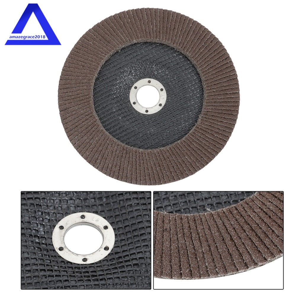 10Pack Flap Disc 40 Grit 7" × 7/8" Sanding Disc Bevel Type #29 For Angle Grinder