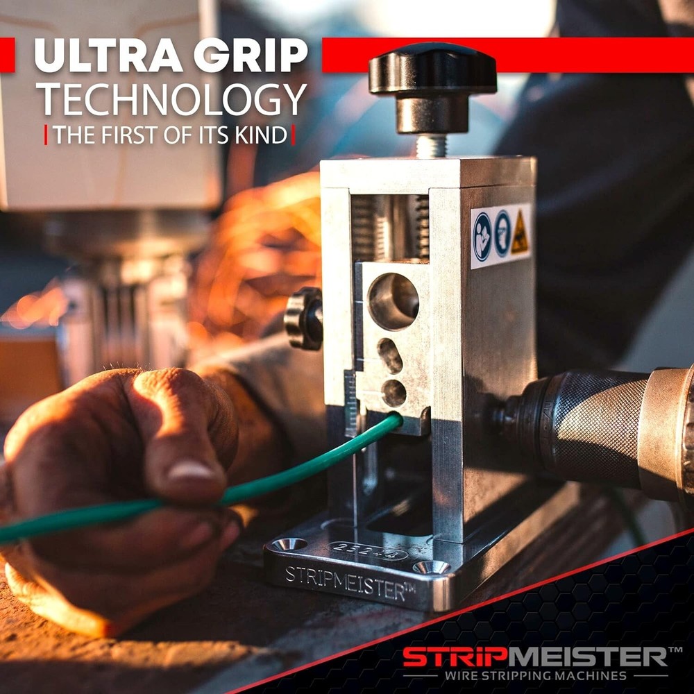 Drill-Powered Wire Stripping Tool - Versatile & Efficient - Copper Wire Stripper