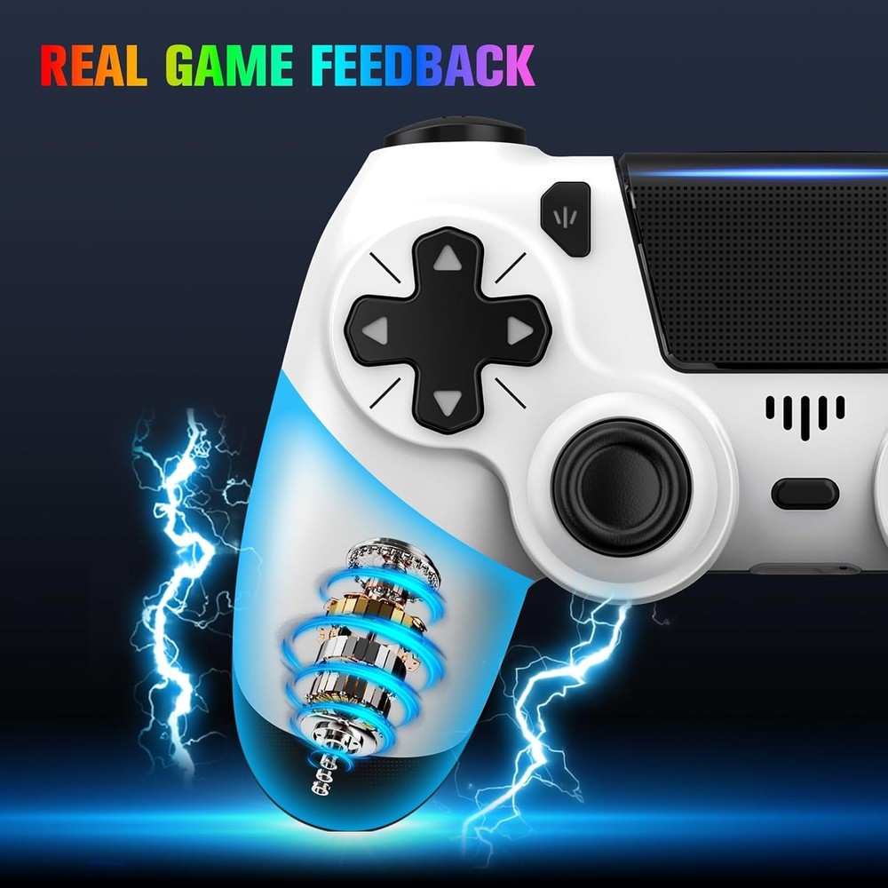 2 Pack Controllers with Charging Dock Station for PS4 Controller, Wireless Contr