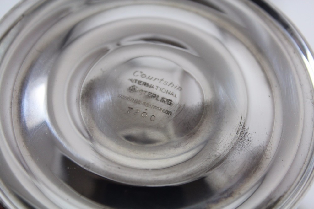 Sterling Silver Compote Bowls by International Courtship Pattern 3 available