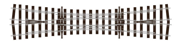 Peco SL-U1190 OO/HO Code 75 Bullhead Double Slip