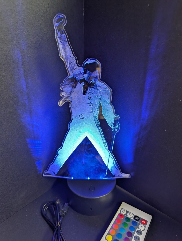 Freddie Mercury Large L.E.D. Sign Display