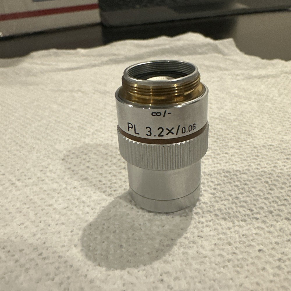 LEITZ WETZLAR OBJECTIVE 3.2X PL INFINITY MICROSCOPE OBJECTIVE