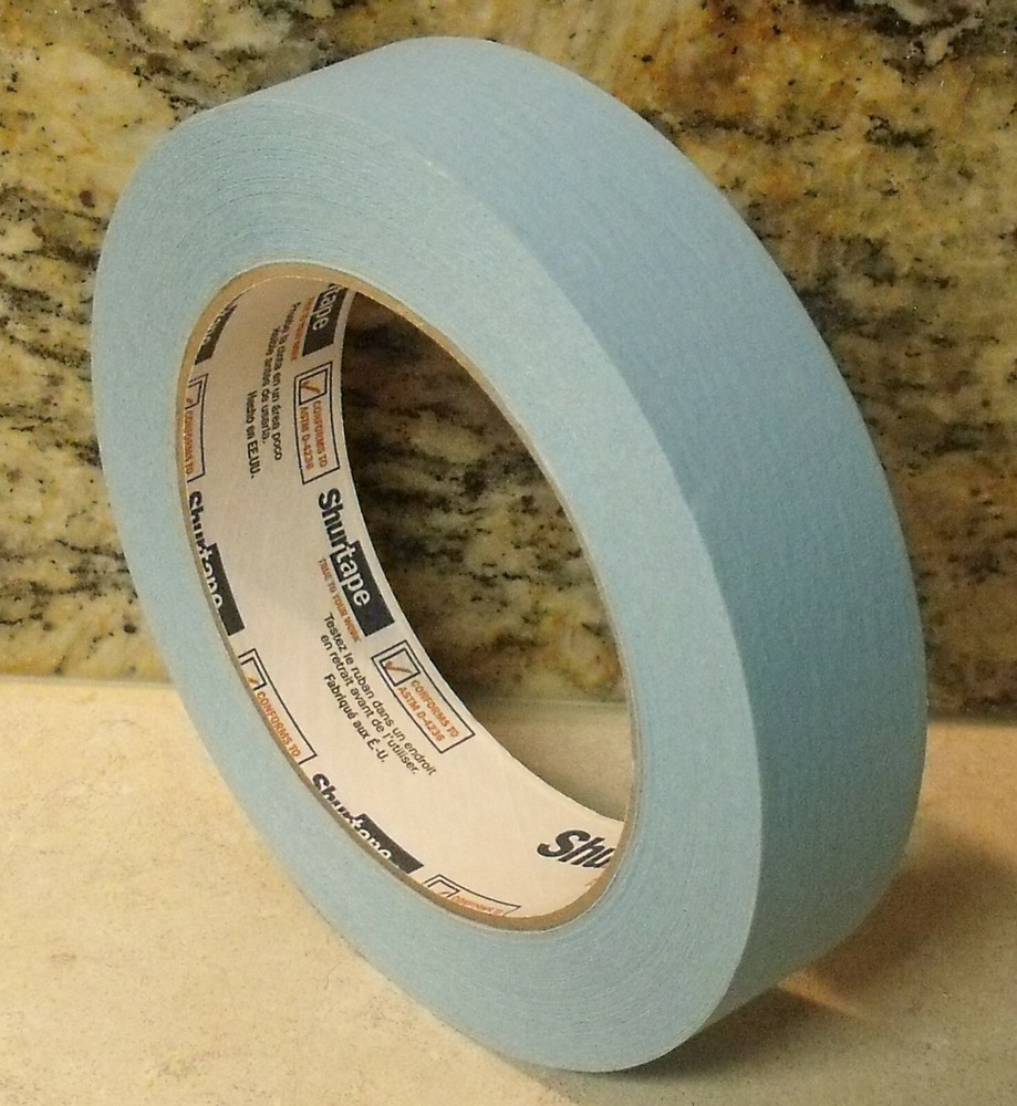 1" x 180' Roll COLORED MASKING TAPE - LIGHT BLUE