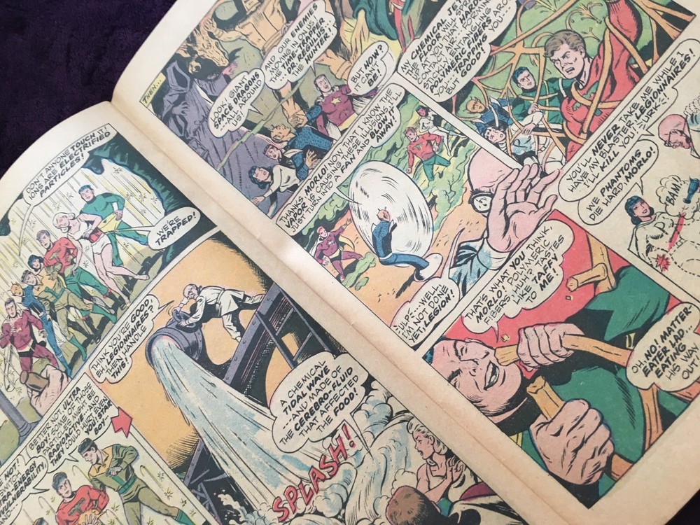 Adventure Comics #363 Dec '67 , w sheet & board VG++ condition