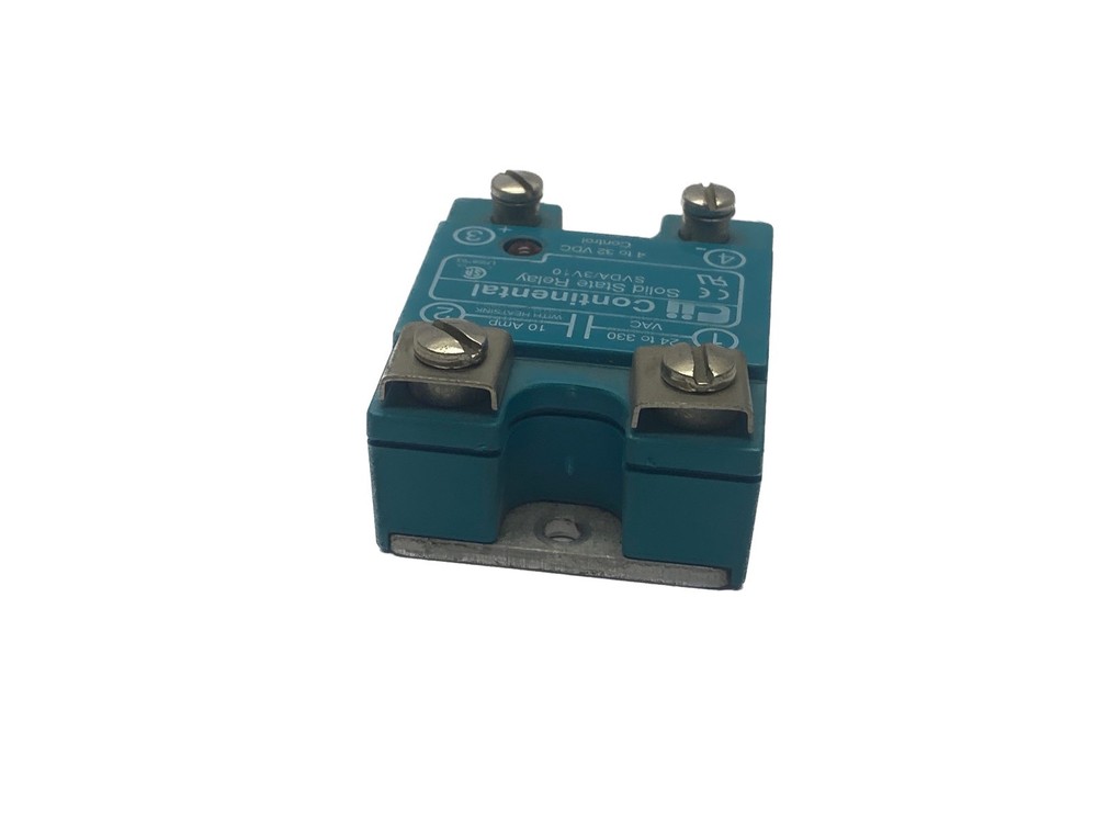 USED Continental 24-330VAC 4-32VDC 10A Solid State Relay SVDA/3V10