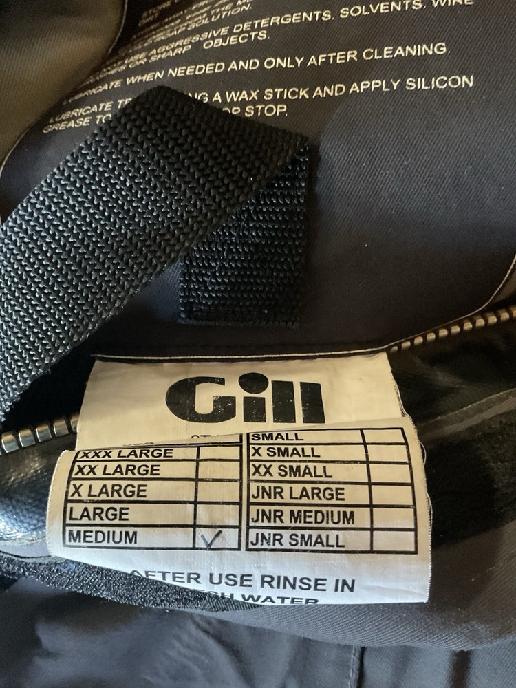 Men’s Gill Dry suit Size M