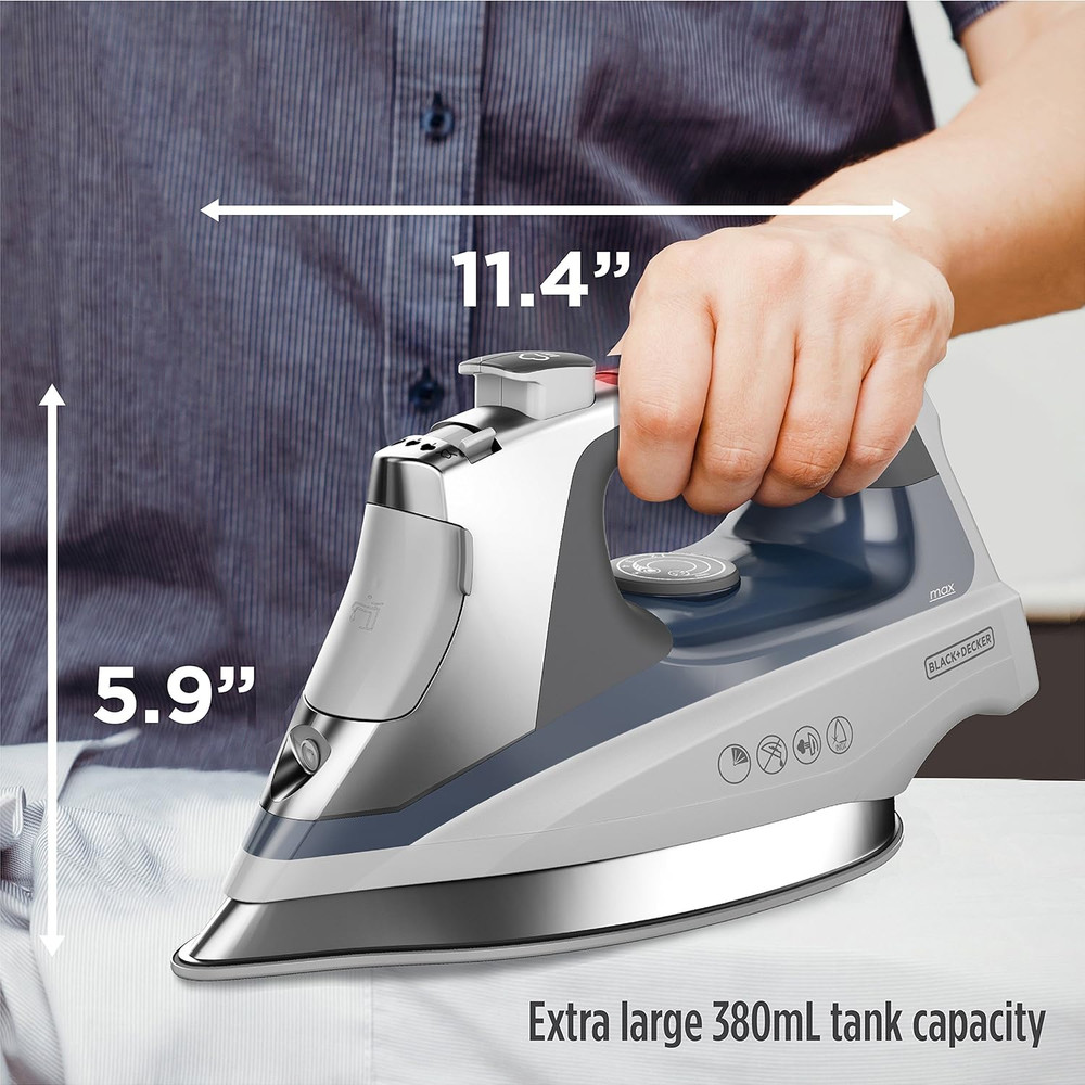 Allure Professional Steam Iron, Blue, D3030