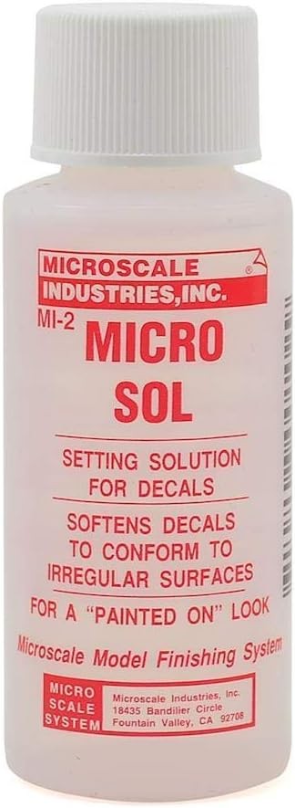 Microscale Micro Sol Decal Setting Solution | 1 oz. | $5 Offer