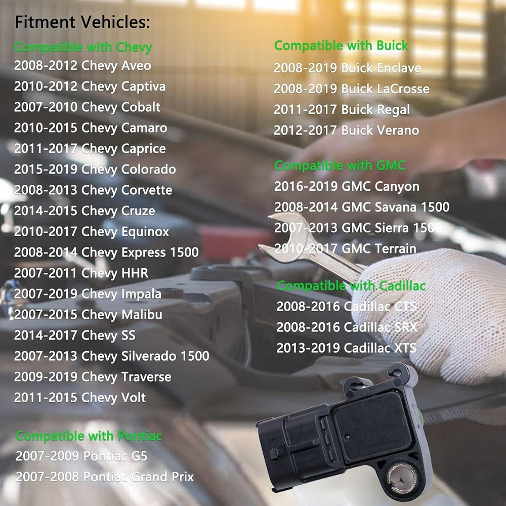 MAP Intake Sensor 55573248 Chevy GMC New