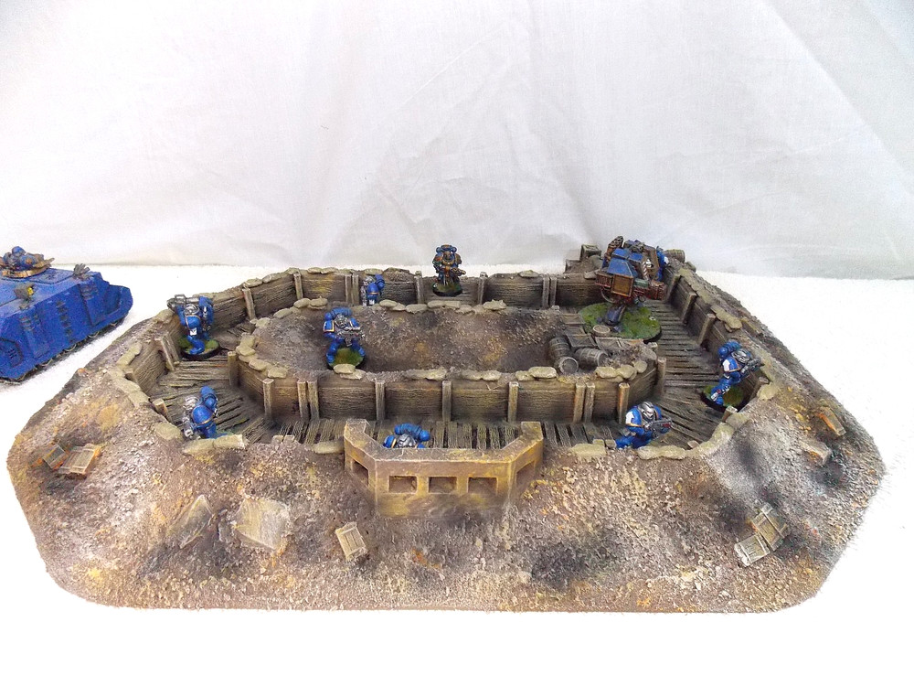 WARGAMING TERRAIN PAINTED ADVANCE ORDERS TRENCH SYSTEM