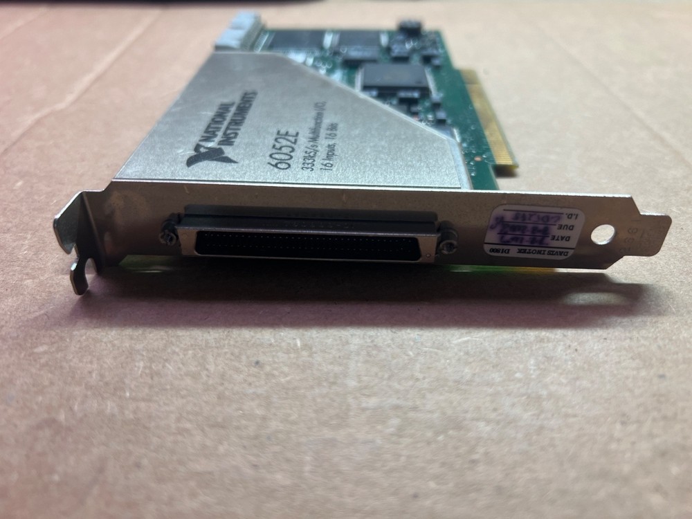 National Instruments PCI-6052E Card Analog Input