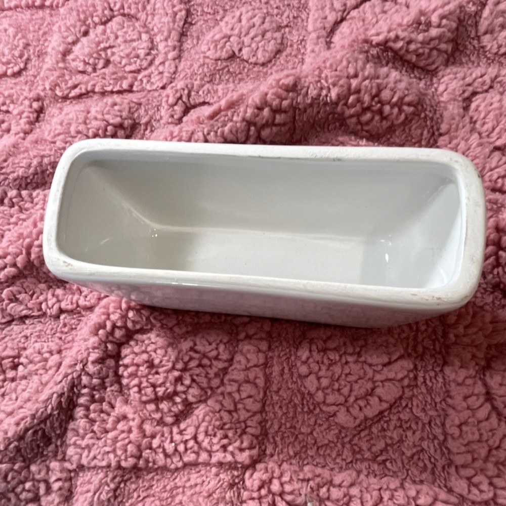 Ceramic Grinch Covered Butter Dish Rectangular Christmas Character Design