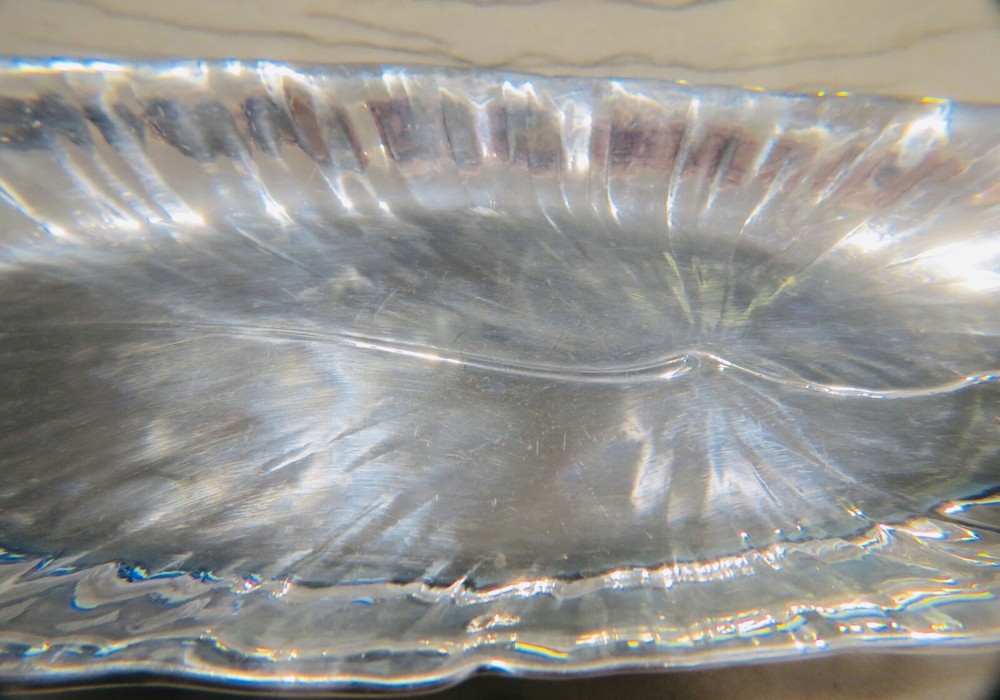 Sterling Silver Black Star & Gorham Leaf Dish design 304 grams