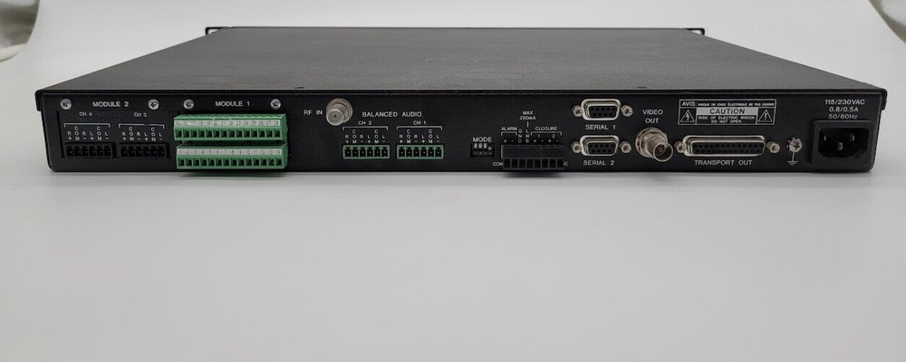 Wegener Communications Unity 4000 MPEG-2 IRD RECEIVER