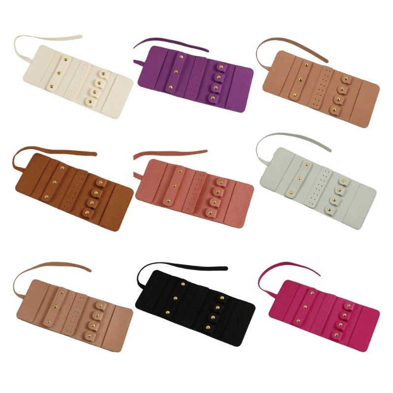 Compact Jewelry Storage Case Convenient Travel for Multiple Accessory