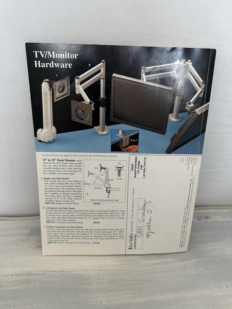 LEE VALLEY & VERITAS Fine Woodworking Tools Hardware Catalog 2007 2008