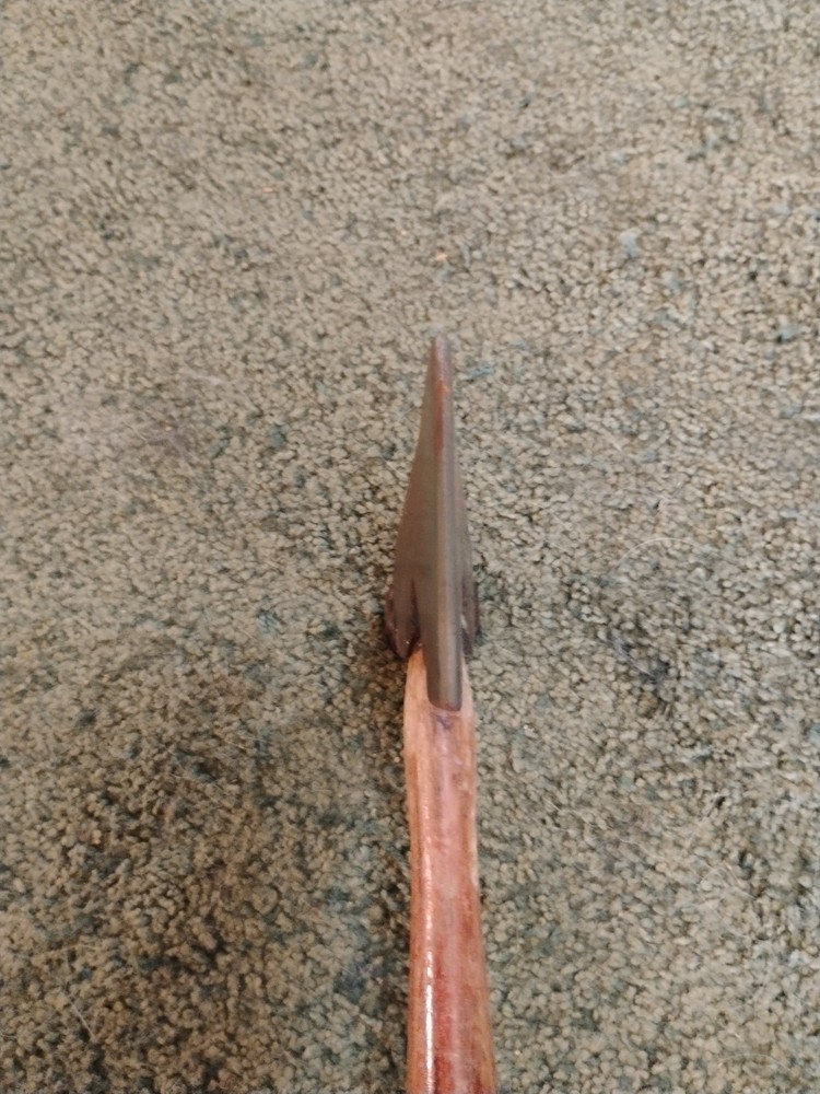 Vintage Wooden Handle Hatchet Very Sharp Solid Great Useable Condition USA