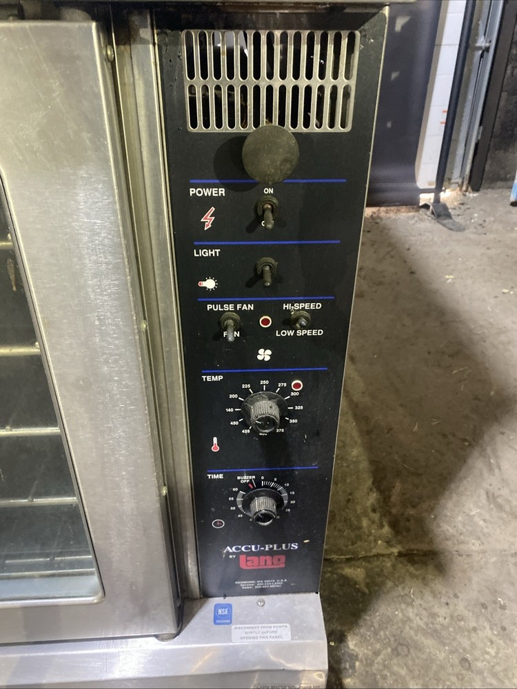 Pre-Owned Lang Double Stack Full Size Convection Oven Model ECCO-APXD TESTED