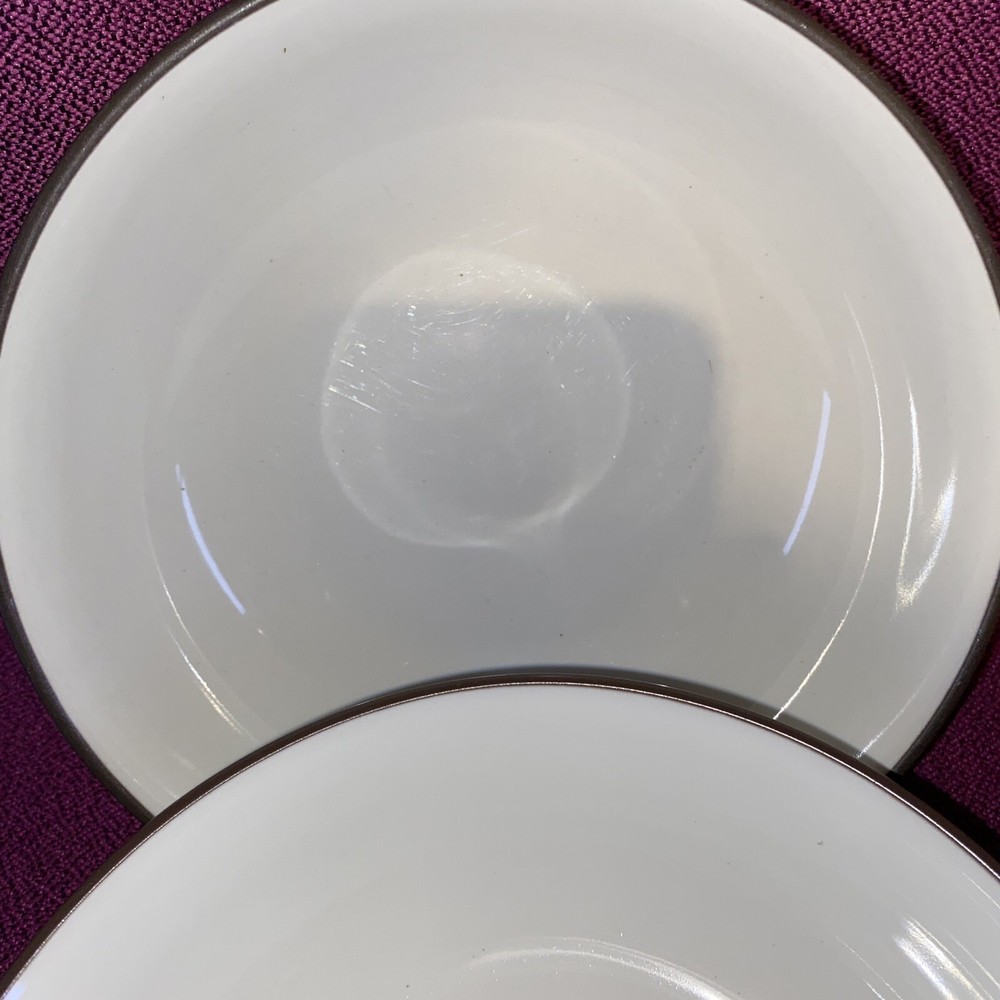 2 Noritake Colorwave Chocolate CEREAL BOWLS 7"
