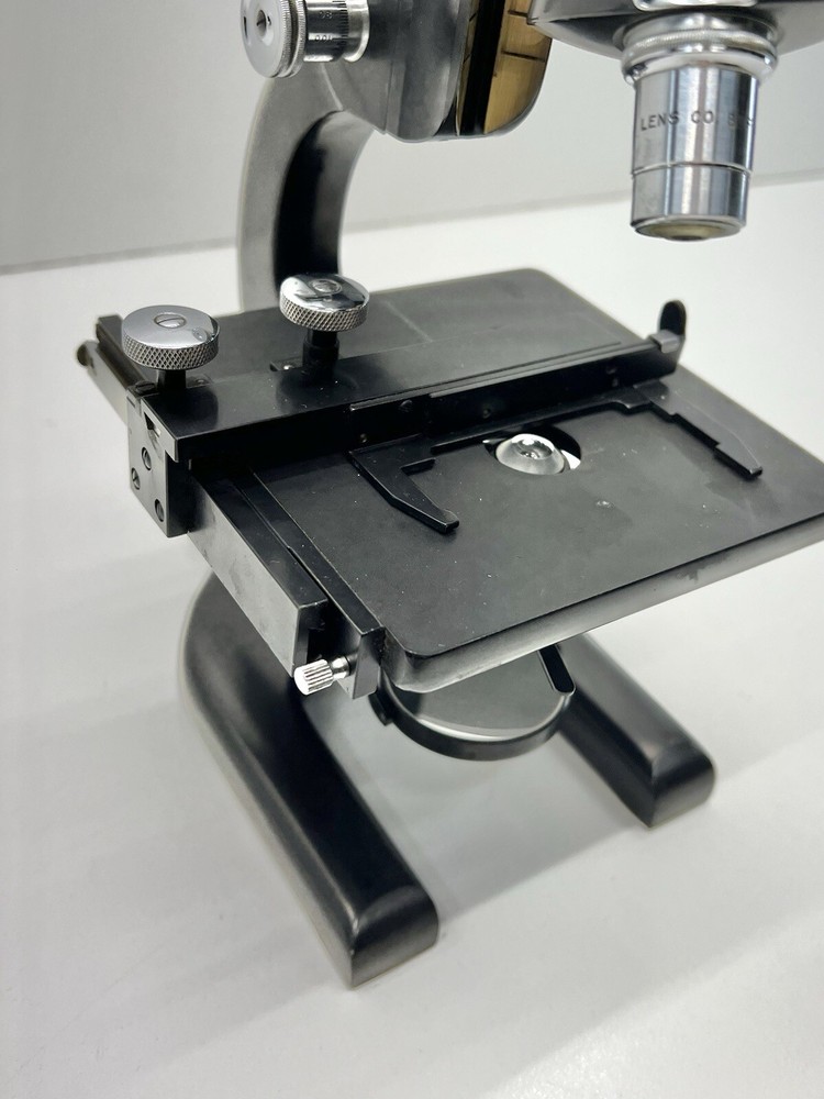 American Optical Spencer Microscope Vintage AO 1 Objectives Unknown Year