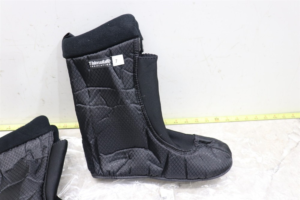 Arctiva Boot Liners - Size 7 - Mechanized Boots - Black - 3430-0337