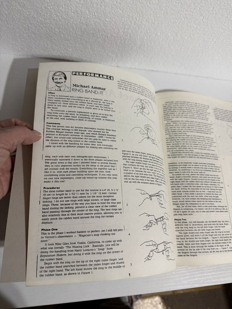 Michael Ammar’s Third National Tour Notes Softcover Signed
