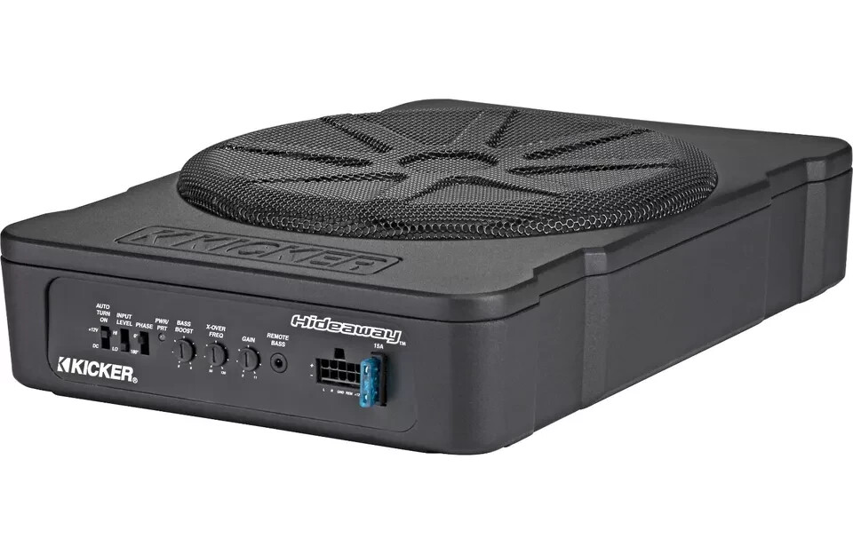 Kicker Hideaway 10" Compact Powered Subwoofer