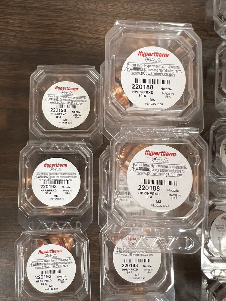 hypertherm plasma consumables