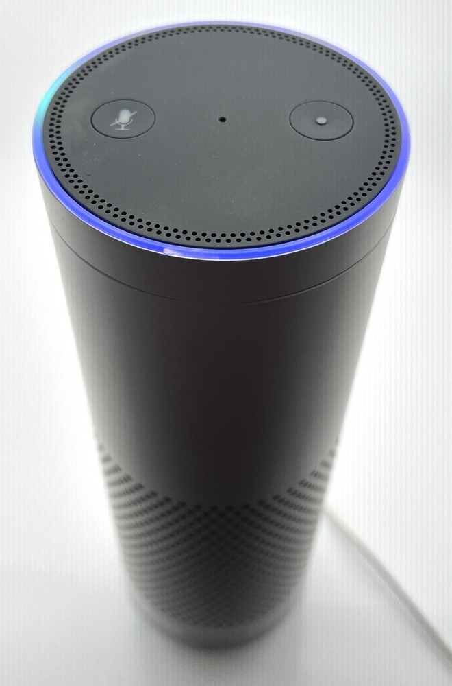 Amazon Echo (1st Generation) Smart Assistant - White Music Bluetooth