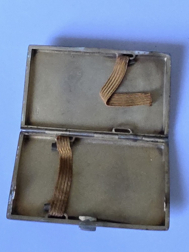 Vintage 875 SILVER CIGARET CASE 875 A8