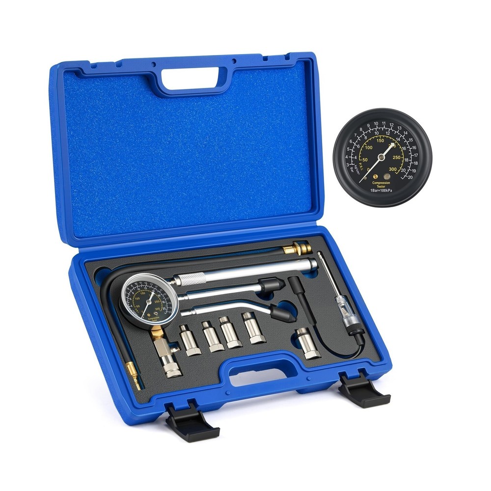 Orion Motor Tech Engine Compression Tester Kit, 11 pc Cylinder Compression Te...