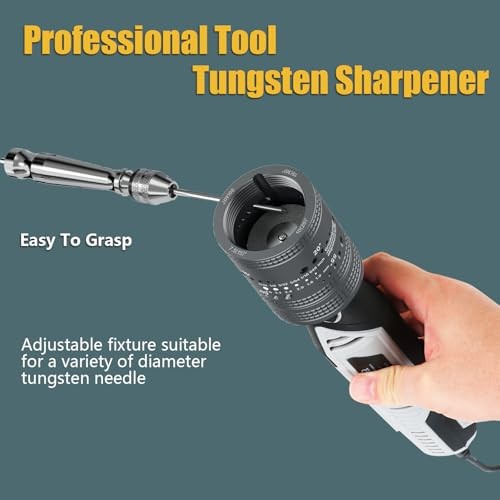 Tungsten Sharpener Grinder For Tig Welding, 6 Sizes 8 Angles Tungsten