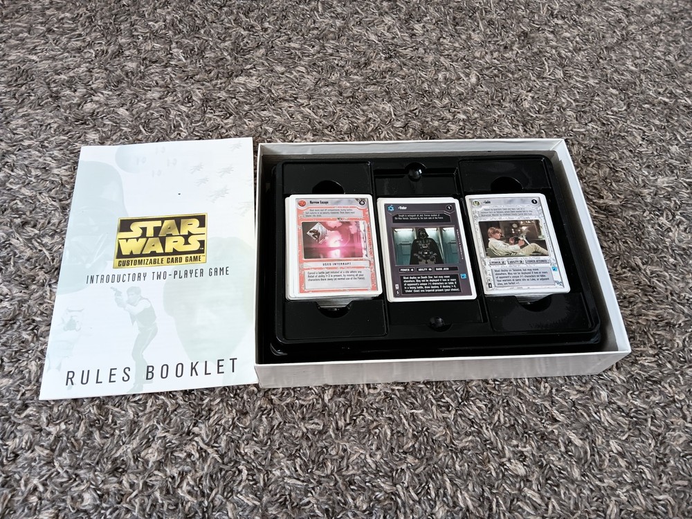 VTG Star Wars Premiere Customizable Card Game 2-Player Starter Set 1995 Complete